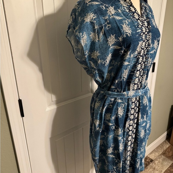 Liverpool Size M Blue Floral Women's Dress NWT - Picture 5 of 12